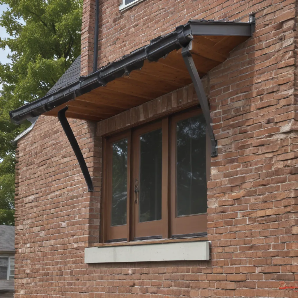Roofing Overhangs Protect Walls and Doors
